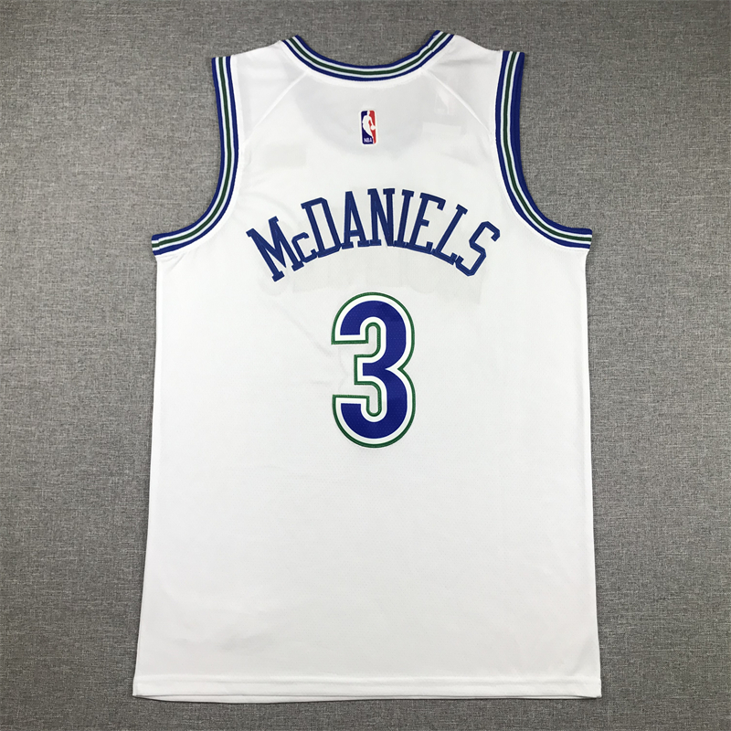 Men Minnesota Timberwolves 3 Mcdaniels White 2024 Nike NBA Jersey